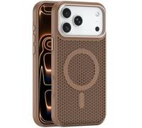 Funda Magnética For iPhone 17/17 Air/17 Pro/17 Pro MAX, Carcasa Ahuecada con Disipación De Calor, A Prueba De Golpes Y Carga Inalámbrica.(Metallic,17 Pro)