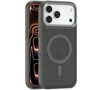 Funda Magnética For iPhone 17/17 Air/17 Pro/17 Pro MAX, Carcasa Ahuecada con Disipación De Calor, A Prueba De Golpes Y Carga Inalámbrica.(Gray,17)