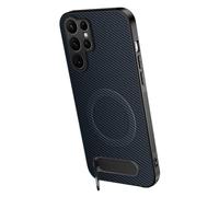 Funda Magnética For Samsung Galaxy S26/S26 Plus/S26 Ultra, Funda Delgada Antihuellas con Soporte Invisible, Cubierta De Precisión For Lente De Cámara(Blue,S26 Ultra)