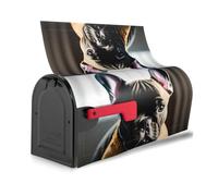 Funda magnética para buzón de correo reutilizable e impermeable con estampado de bulldog francés para una identificación única y fácil de identificar buzones