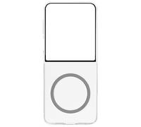 Designed for Samsung Yuchuan - Carcasa magnética Transparente para Galaxy Z Flip7 (2 Piezas, con imán, Compatible con Cargador Qi2), Transparente