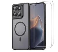 Funda magnética para Motorola Moto G67 / G77 5G + 2 cristales de protección