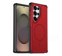 Funda Magnética para Samsung Galaxy S26/S26 Plus/S26 Ultra: Cubierta con Protección Antisísmica En Las Cuatro Esquinas, Agradable Al Tacto, Antihuellas Y De Estilo Ejecutivo.,S26 Plus,Red