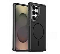 Funda Magnética para Samsung Galaxy S26/S26 Plus/S26 Ultra: Cubierta con Protección Antisísmica En Las Cuatro Esquinas, Agradable Al Tacto, Antihuellas Y De Estilo Ejecutivo.,S26,Black
