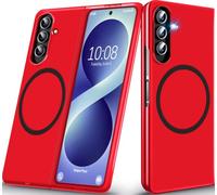 Funda magnética para Samsung Galaxy Z Fold 8 Ultra, apta para Mag-Safe Folable, mate, PC, carcasa dura, fina, resistente, antigolpes, para Samsung Fold8 Ultra (rojo)