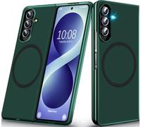 Funda magnética para Samsung Galaxy Z Fold 8 Ultra, apta para Mag-Safe Folable, mate, PC, carcasa dura, fina, resistente, antigolpes, para Samsung Fold8 Ultra (verde)