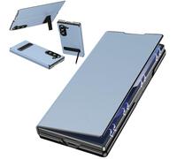 Funda magnética para Samsung Z Fold5, Soporte de amortiguación Incorporado Horizontal/Vertical, Carcasa de Cuero PU para Samsung Galaxy Z Fold 5-Azul Cielo