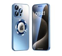 Funda magnética SiGN para iPhone 17 Pro con tapa para lente y logotipo visible - Azul