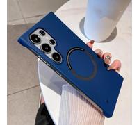 Funda magnética Ultrafina sin Marco para Samsung S25 Edge, S24, S23, S22, S21, S20 FE Ultra, S10, S9 Plus, Slim Cooling Cover, Azul, para S25 Edge