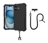 Funda MagSafe Smartish para iPhone 16 con correa cruzada - Gripzilla - [Delgada y protectora] Funda magn tica con correa universal desmontable pa