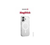 Funda magstick de gelatina transparente para apple iphone 17 - transpa