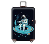 Funda Maleta De Viaje,Astronauta Genial Cielo Estrellado Luna Y Estrellas Funda De Equipaje,EláStica,Antipolvo,AntiarañAzos,Luggage Cover,para NiñOs,Adolescentes,Adultos (Color 4,S(18-21inch))