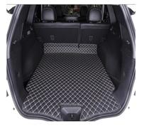 Funda Maletero Alfombra para Koleos 2 para Samsung QM6 2017 2018 2019 Alfombrilla De Protección De Maletero Almohadilla De Cuero(Black A 1Piece)