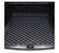 Funda Maletero Alfombra para Toyota para Crown 2012 2013 2014 2015 2016 2017 2018 Estera De Maletero De Coche Alfombra De Cuero Almohadilla Protectora(Black and Blue-A)