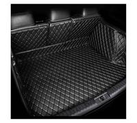 Funda Maletero Alfombra para Toyota para Crown 2012 2013 2014 2015 2016 2017 2018 Estera De Maletero De Coche Alfombra De Cuero Almohadilla Protectora(Black and Black-B)