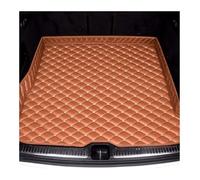 Funda Maletero Alfombra para Toyota para Mark X 2004 2005 2006 2007 2008 2009 2010-2019 Estera De Maletero De Coche Alfombra De Cuero(Brown-A,Size1)