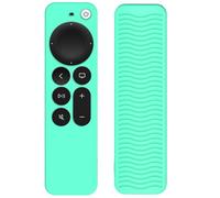 Funda mando a distancia para Apple TV 4K Siri Remote 3rd Gen (2022) / 2nd Gen (2021) Funda - Funda de silicona para accesorios de TV (verde claro que no brilla)