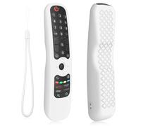 Funda Mando LG Magic Control para TV MR21GA MR21GC MR22GA MR22GN MR23GA MR24GA - Silicona Antideslizante para Magic Control 2021/2022/2023/2024 Blanco