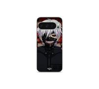 Funda - MANIACASE - Google Pixel 9 Pro - Flexible - Negro - Anime Tokyo Ghoul Kaneki Ken