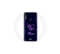 Funda - MANIACASE - Huawei P30 Lite - Violeta - Love Yourself Answer Poster - Silicona Suave