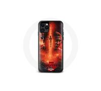 Funda - Maniacase - Iphone 11 Pro Max - Negro - Flexible - Patrón Stranger Things