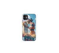 Funda - Maniacase - Iphone 12 mini - Akira Toriyama Son Goku - Flexible - Azul