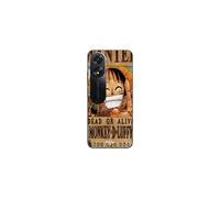 Funda - MANIACASE - Oppo A58 - Cartel de Se Busca de One Piece - Negro - Flexible