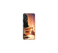 Funda - MANIACASE - Oppo A58 - Negro - One Piece - Flexible