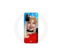 Funda - MANIACASE - Redmi Note 11 5G - Flexible - Negro - Blackpink Lisa Jugando Con Fuego