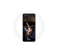Funda - MANIACASE - Samsung Galaxy A12 - Flexible - Negro - BTS TinyTAN Jungkook Mic Drop