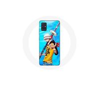 Funda - Maniacase - Samsung Galaxy A51 5G - Manga One Piece - Flexible - Negro