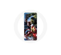 Funda - MANIACASE - Samsung Galaxy A51 - Silicone negro - Flexible - Avengers la era de Ultrón