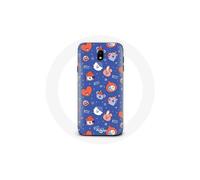 Funda - MANIACASE - Samsung Galaxy J3 2017 - BTS Bangtan Sonyeondan BT21 - Flexible - Azul