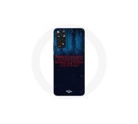 Funda - MANIACASE - Xiaomi Redmi Note 11 4G - Logo Stranger Things - Flexible - Azul