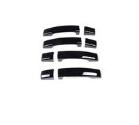 Funda Manija Para Puerta Coche Cubiertas Decorativas Para Manillas Exteriores Puertas Coche En Color Negro Para Land Rover Para Discovery 4 LR4 RR Sport Para Freelander 2(Black Without hole)