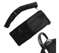 Funda Manillar Carro bebe, Funda de Manillar para Apoyabrazos de Cochecito, asa extraíble con cremallera de piel sintética, para Manillar Compatible con Bugaboo FOX 1, 2 y 3, BEE 5 y 6