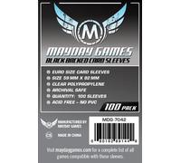 Funda mayday euro card 59 mm x 92 mm black (100)
