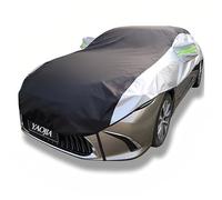 Funda Media Coche para Toyota Yaris P1|3640x1660x1510mm|Cubierta Superior Parabrisas,UV y Polvo,Lona Coche,Bolsa Almacenamiento,Cuerda Cortavientos,Toalla y Tapa válvula Luminosa