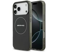 Funda Mercedes AMG Magsafe IPHONE 17 Pro Max Plástico Negro Transparente de Logo