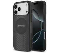 Funda Mercedes AMG Magsafe IPHONE 17 Pro Max Plástico Negro Transparente Logo