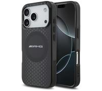 Funda Mercedes AMG Magsafe IPHONE 17 Pro Plástico Negro Transparente Logo