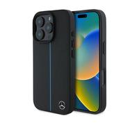 Funda Mercedes MagSafe Vertical Stripe Negro - iPhone 16 Pro Max