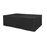Funda Mesa Exterior Impermeable 1 Funda For Muebles De Jardín, Protectora Tela Oxford 210D Juego Asientos Mesa Comedor , Duradera Invierno(Black,250x200x80cm)