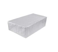 Funda Mesa Exterior Impermeable 1 Funda For Muebles De Jardín, Protectora Tela Oxford 210D Juego Asientos Mesa Comedor , Duradera Invierno(Silver,160x160x80cm)