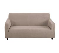 Funda Mesa Exterior Impermeable Fundas de sofá for sala estar, funda elástica for 1/2/3/4 plazas, fundas protectoras esquina en forma L, decorativas for el hogar(Khaki,2 Seater 145-185 cm)