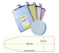 Funda mesa plancha espuma 120x43 cm.