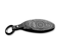 Funda metálica para Llavero de Coche Funda de Piel de Ante para Llave de Coche con Mando a Distancia de 2 Botones, Compatible con para McLaren para 570GT, para 600LT, para 570S para 720S.