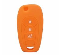 Funda metálica para Llavero de Coche Funda para Llave de Coche, Funda para Mando a Distancia de 4 Botones para Chevrolet para Cruze 2017, Accesorio Protector para Coche(Orange)