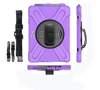 Funda Microsoft Surface Go 3 10.5" 2021, Híbrido Tres Capas Funda Carcasa Protector con Correa de Bandolera/Correa de Mano/Portalápiz, 360 Rotación Kickstand para Microsoft Surface Go 3 10.5" 2021