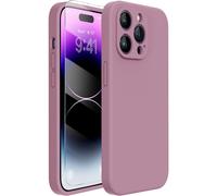 Funda Miracase compatible con iPhone 14 Pro Max con protector de pantalla, protección mejorada para la cámara, silicona líquida a prueba de